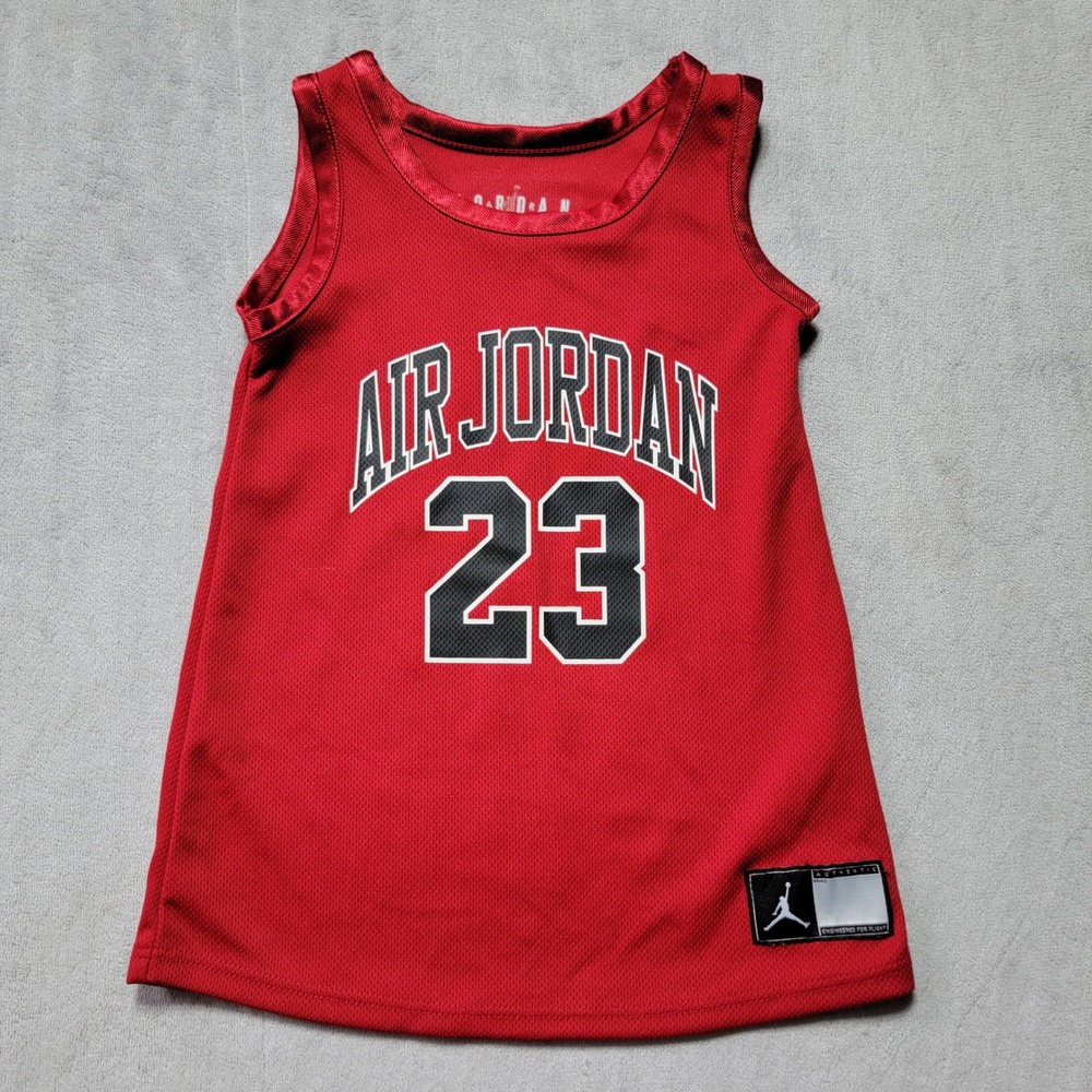 Jordan 23 Red Basketball Jersey 12M Tank Top Infant Boys B320-R78